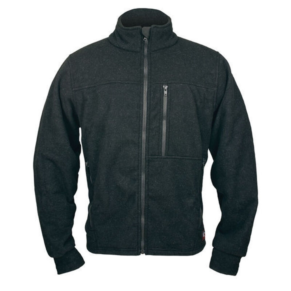New Without Tags DragonWear Men's Fleece Fire FR Zip Up Jacket Size LG